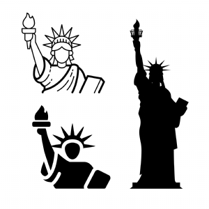 Statue of Liberty SVG Cut File Building And Landmarks