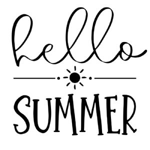 Hello Summer SVG & Cricut Cut Files Summer SVG