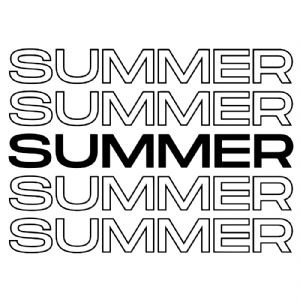 Echo Summer SVG Cut File, Instant Download Summer SVG