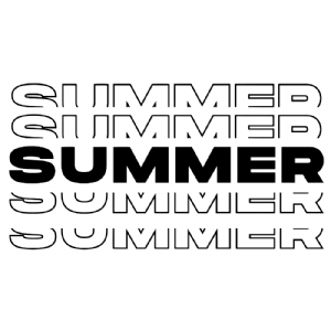 Stacked Summer SVG Cut File Summer SVG