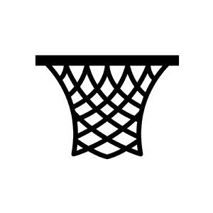 Basketball Net SVG Cut File, Instant Download Basketball SVG