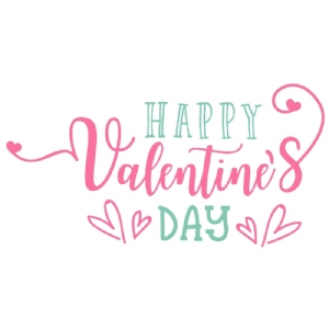 Happy Valentine's Day SVG, Instant Download Valentine's Day SVG