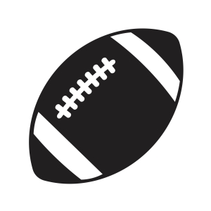 American Football SVG Cut File, Instant Download Football SVG