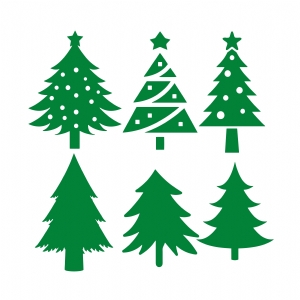 Christmas Tree Bundle SVG Cut File Christmas SVG