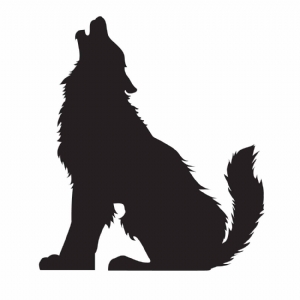 Wolf SVG Cut files for Cricut, Wolf Clip Art Silhouette Instant Download Wild & Jungle Animals SVG