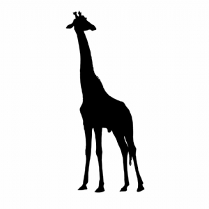 Giraffe SVG Cut File, Giraffe Clipart Instant Download Wild & Jungle Animals SVG