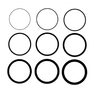 Circle SVG Bundle | Different Thickness Circle SVG Cut Files Geometric Shapes