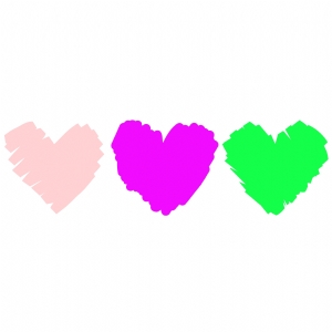 Heart Brush Bundle SVG Cut Files, Heart Bundle Vector Instant Download Drawings