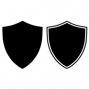 Shield SVG Cut Files, Shield Vector Instant Download Vector Objects