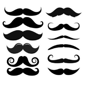 Moustaches Bundle SVG Cut File, Moustaches Clipart Beauty and Fashion