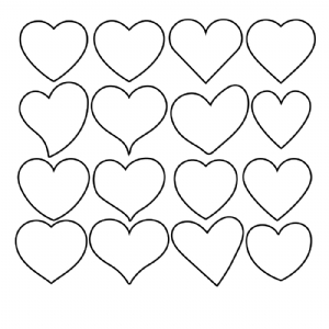 Hearts Outline SVG Bundle & Clipart Cut Files Shapes