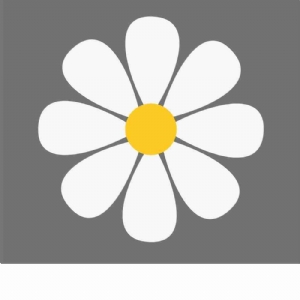 Daisy Flower SVG Cut File, Basic Daisy Clipart Flower SVG