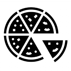 Pizza Piece Of Pizza SVG Cut & Clipart File Snack