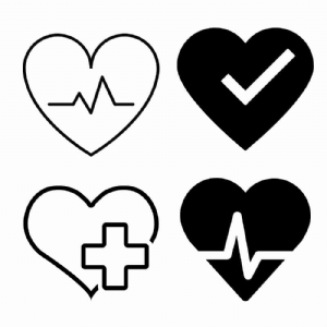 Health Heart Bundle SVG, Medicine Heart Bundle SVG Instant Download Health and Medical