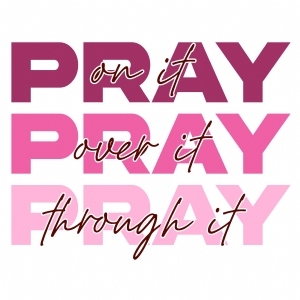 Pray On it SVG Cut File for Shirt, Instant Download T-shirt SVG