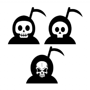 Grim Reaper SVG Bundle, Halloween Scary Mask SVG Halloween SVG