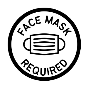 Face Mask Required Sign SVG, Face Mask Sign Vector Files Street Signs