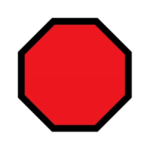 Red Hexagon Sign SVG File, Street Sign Design Street Signs