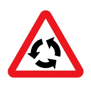 Roundabout SVG, Traffic Sign Cut File Street Signs