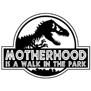 Motherhood Is A Walk In The Park SVG, Motherhood Vector Instant Download Cartoons