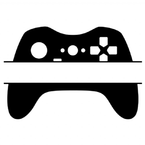Game Controller Monogram SVG, Gaming Vector Files Gaming