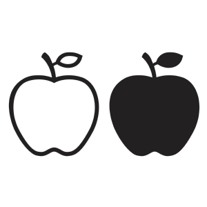 Apple Bundle SVG, Apple Basic Clip Art Bundle SVG Fruits and Vegetables SVG