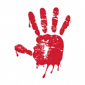 Bloody Hand SVG, Halloween Scary Hand SVG Clipart Halloween SVG
