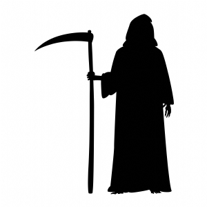 Grim Reaper SVG, Horror SVG Instant Download Vector Illustration