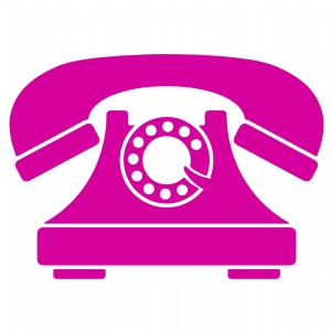 House Phone SVG Cut File, Vintage Phone SVG Vector Vector Objects