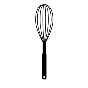 Whisk Clipart & Svg Cut File Kitchen Utensils