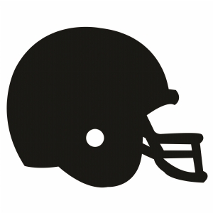 Basic Football Helmet SVG Cut File, Helmet SVG Instant Download Vector Illustration