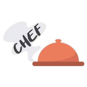 Chef SVG Cut File, Instant Download, Cooking SVG 
