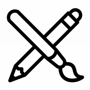 Pencils Draw Vector SVG Cut File, Pencils SVG Instant Download Drawings