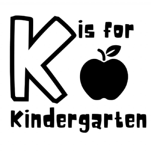 K is for Kindergarten SVG Teacher SVG