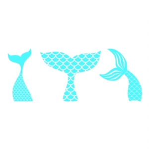Mermaid Tail SVG, Mermaid Clipart Sea Life and Creatures SVG