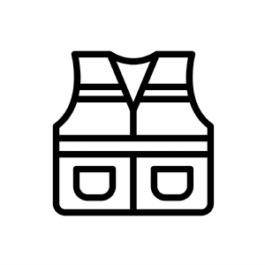 Kayaking Vest SVG Cut File, Instant Download Kayak SVG