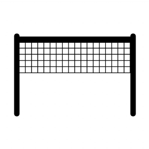 Basic Volleyball Net SVG Cut Files, Instant Download Volleyball SVG