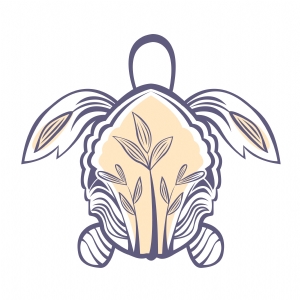 Sea Turtle SVG, Flower Sea Turtle Clipart Instant Download Sea Life and Creatures SVG