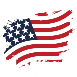 Distressed American Flag SVG Cut Files | 4th of July SVG 4th Of July SVG