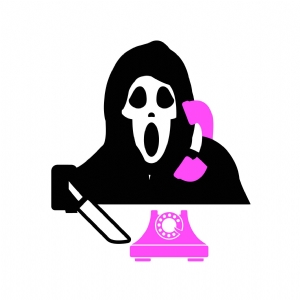 Scream You Hang Up SVG, Movie Ghost SVG Halloween SVG