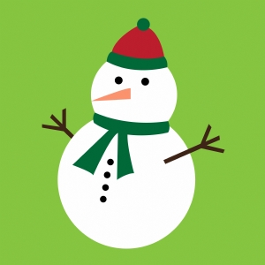 Snowman SVG Cut File Christmas SVG