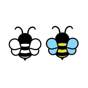 Cute Bee SVG Cut File Insects/Reptiles SVG
