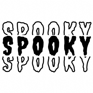 Spooky Design SVG, Spooky SVG Digital Download Halloween SVG