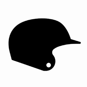 Baseball Helmet SVG Cut File, Instant Download Baseball SVG