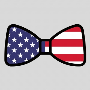 Patriotic Bow SVG | American Bow Clipart Cut Files USA SVG