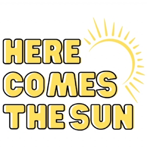 Here Comes The Sun SVG, Summer SVG Summer SVG