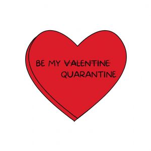 Be My Quarantine Heart SVG Valentine's Day SVG