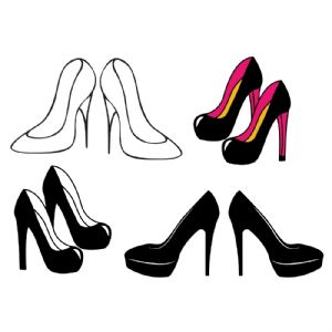 High Heels Bundle SVG, Vector Bundle Beauty and Fashion