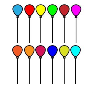 Balloons SVG Bundle, Balloons Instant Download Vector Objects
