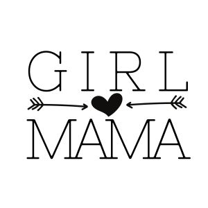Girl Mama SVG, Clipart and Cut File Mother's Day SVG